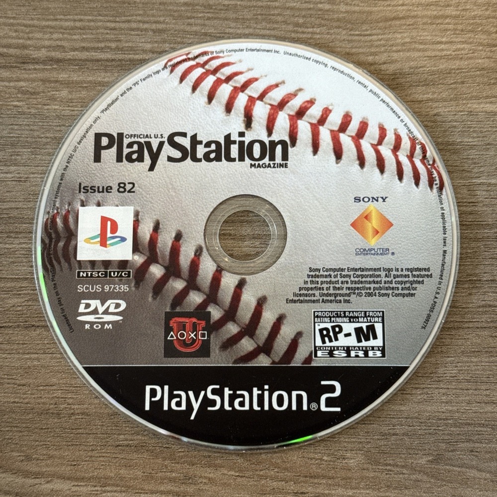 Official‎ PlayStation Magazine Issue 82 Demo (PS2) Disc Only Tested